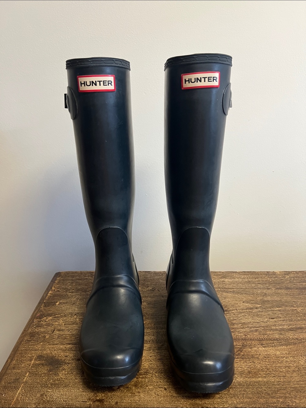Hunter Tall Rain Boots – Blackish Blue - Classic Waterproof Boots
